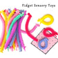 Yzxodn 30 Pack Stretchy Strings Fidget Toys - Vibrant Sensory Toys For Kids And Adults Stress Relief - Anti-Anxiety Autism Toys