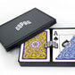 Copag 1546 Neoteric Design 100% Plastic Playing Cards, Poker Size (Standard) Violet/Yellow/Blue (Jumbo Index, 1 Set)