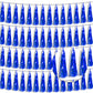 4P Blue Foil Fringe Tassel Banner Garland Metallic Tinsel Streamers Wall Hanging Curtain Backdrop Banner for Parade Floats, 2024