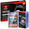 50Ct Semi Rigid Card Holders For Trading Cards, Card Sleeves With 1/2 Lip Baseball Card Protector For Psa, Bgs, Csg Graded Card