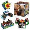 Euclidean Cube 2 in 1 Star Cube Magic Set, Multicolor Infinity Fidget Toy for Kids Ages 8-13, Model 0517E