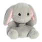 Aurora® Pebbles Bunny™ Stuffed Animal - Grey - Small 5" Pocket-Sized Collectible - Polyester Material - Model 82149