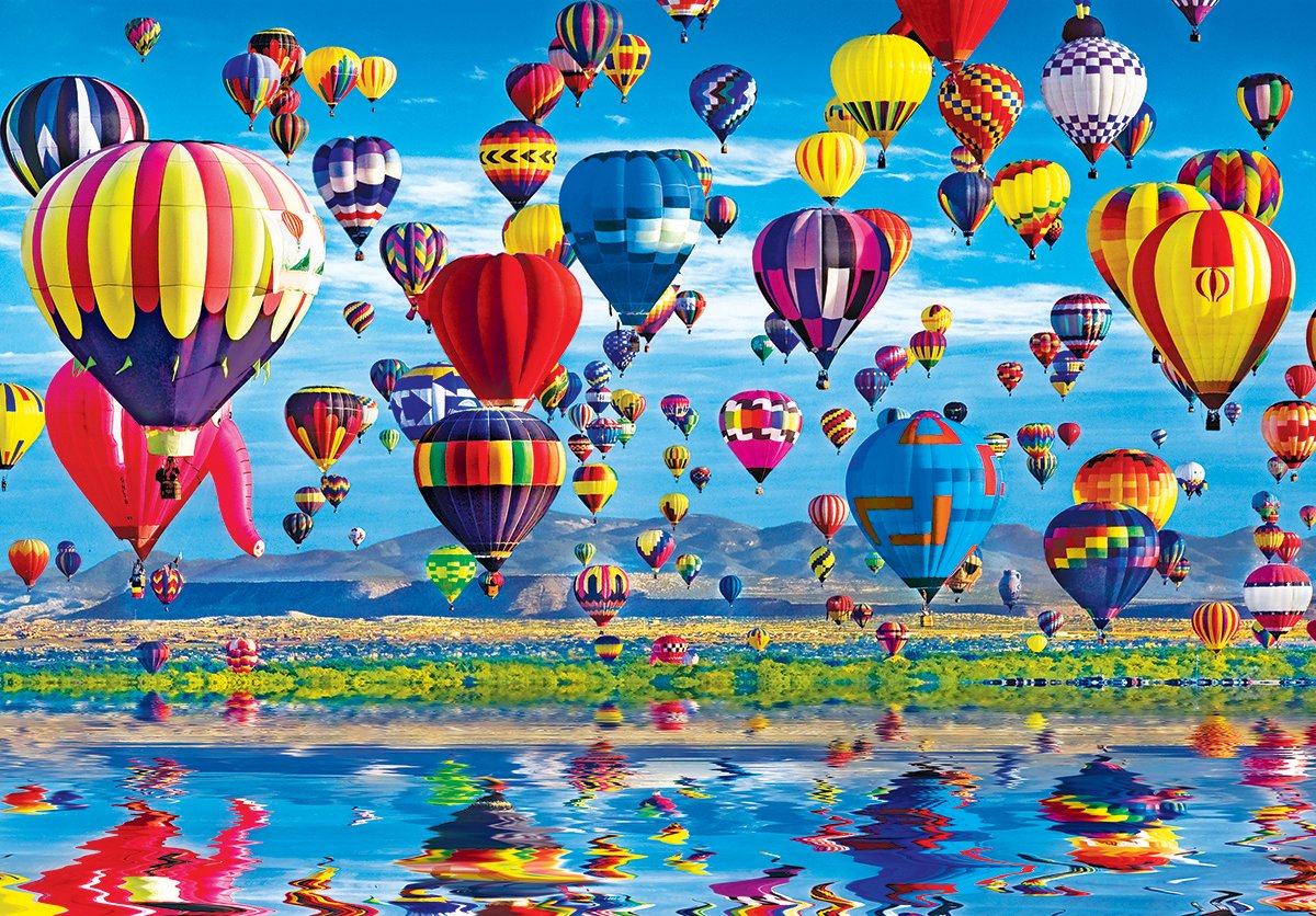Roseart - Kodak - Balloon Reflections - 1500 Piece Jigsaw Puzzle For Adults