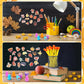 Saypacck 130 Pcs Fall Party Favors Thanksgiving Christian Party Gifts Pumpkin Maple Stationery Set Juses Treat Bags Fillers Mini