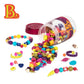 B. toys - Pop Arty! 275 Pieces - Jewlery Making Kit - Creative Pop Snap Bead Set for Kids - DIY Craft Jewelry Making Kit - Neckl