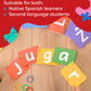 THE BAMBINO TREE Spanish Alphabet Flash Cards - Thick ABC Cards for Kids 3-6, Cardboard, 4.75' x 3.5' - Uppercase & Lowercase Learning