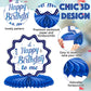 Clabby 12 Pieces Happy Birthday Decorations Birthday Honeycomb Centerpieces For Table Decorations Birthday Honeycomb Table Toppe