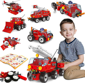 Samtop 7In1 Stem Building Toys For Kids  159Piece Educational Construction Set For Boys & Girls Ages 48+, Creative Engineer