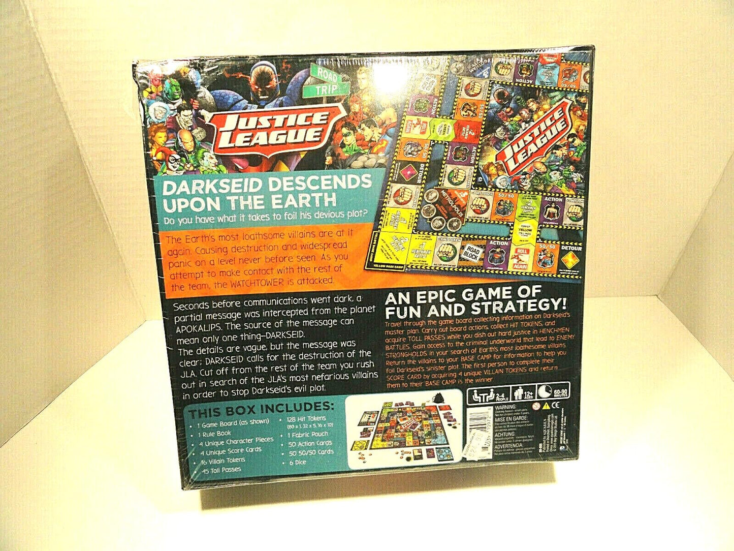 Aquarius Dc Comics Justice League Of America Road Trip Board Game