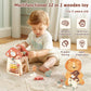 Youuys Wooden Activity Cube - 11-In-1 Montessori Toys For 1+ Year Old Boys & Girls, Multipurpose Educational Sensory Toys For To