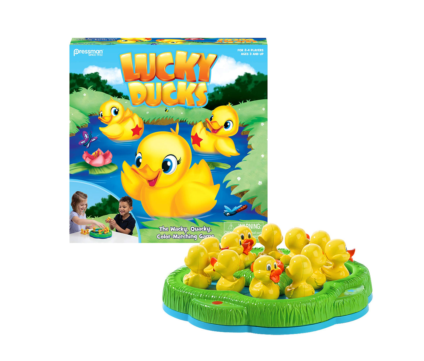 Pressman Lucky Ducks -- The Memory and Matching Game that Moves, 5