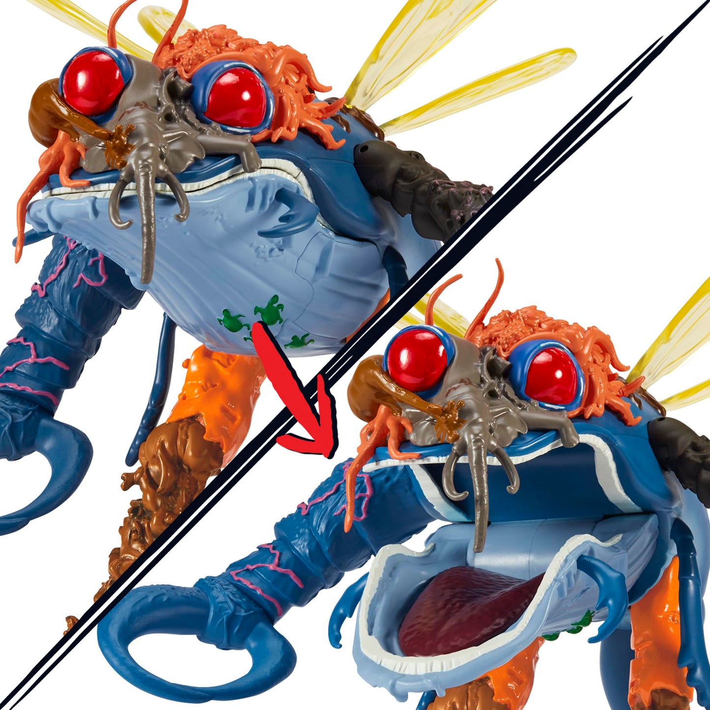 PlayMates Teenage Mutant Ninja Turtles: Mutant Mayhem 10 Giant Megamutant Figure Toys