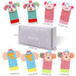 Bloobloomax Baby Infant Rattle Socks Toys, Sock Rattles For Babies 0-24 Months Baby Animal Foot Finder Learning Toy (Cotton B)