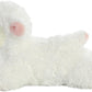 Aurora® Adorable Mini Flopsie™ Lana™ Stuffed Animal - Playful Ease - Timeless Companions - White 8 Inches