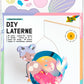 folia Underwater Dreams 94201 Lanterns Craft Set, Approx. 10 x 23 x 33 cm, Craft Material for a Lantern, Can Be Designed as a Me