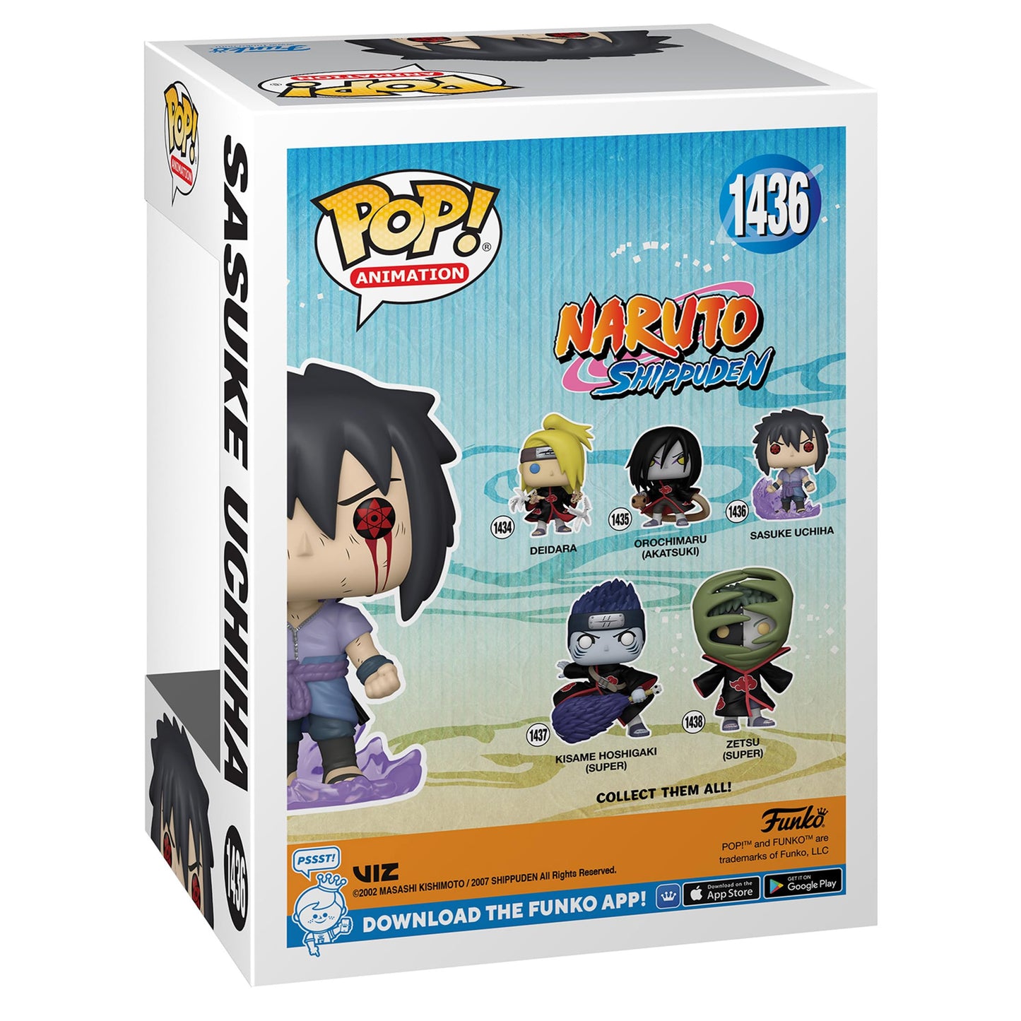 Funko Pop! Naruto Shippuden Sasuke Uchiha Half Susano Glow Exclusive #1436 - Multicolor Vinyl, Standard Size, Glows in The Dark