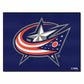 FANMATS 10569 NHL - Columbus Blue Jackets All-Star Mat | Navy | 33.75x42.5 | Star and Flag Primary Logo