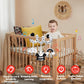 Gkdoms Baby Spiral Hanging Stroller And Car Seat Toys Black And White High Contrast Sensory Toy Newborn Plush Activity Toys Party Favors Quality Gifts For Baby Shower Easter Basket Stuffers -Bee