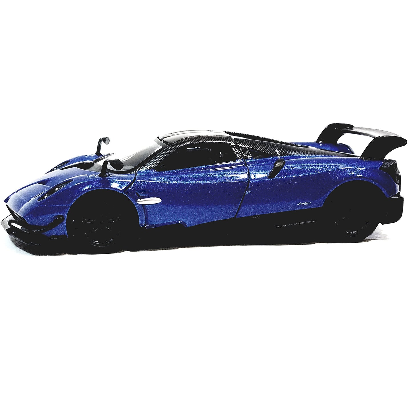 Kinsmart 2016 Pagani Huayra Bc Blue 5' 1:38 Scale Die Cast Metal Model Toy Car W/Pullback Action