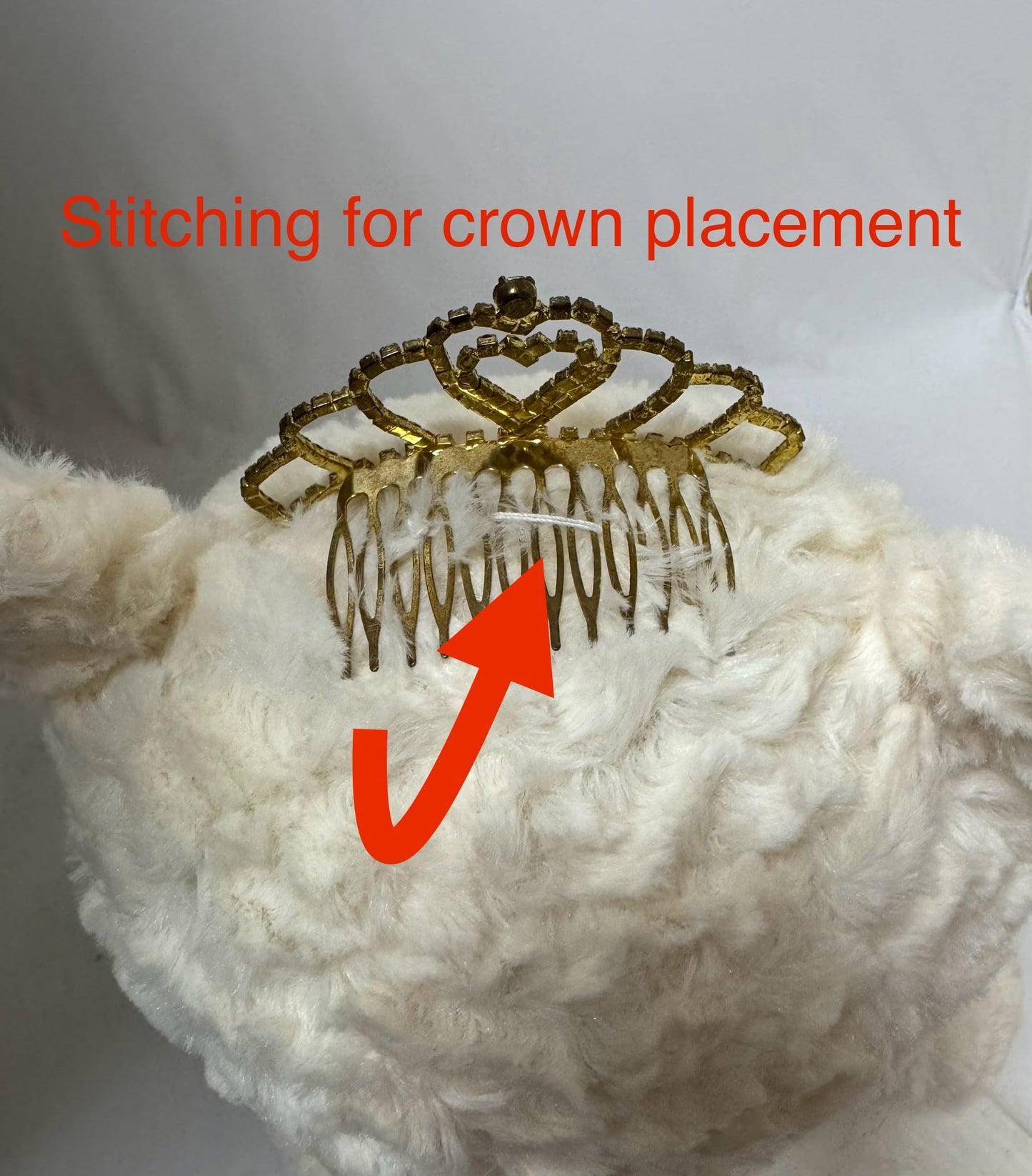 Kinnex Collections Since 1997 20'' Teddy Bear With Elegant Dress (Centerpiece) ~ B16631N-1 (White)