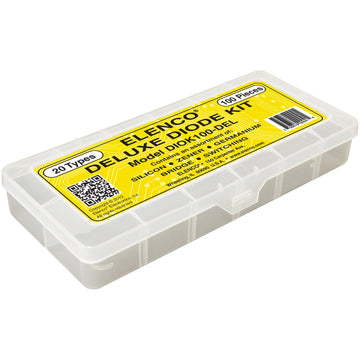 Elenco Deluxe Diode Kit In Storage Case (100 Piece) - Diok-100Del