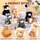 Lenwen 10 Pcs Cat Stuffed Animals Bulk Soft Cuddly Kitten Plush Sets Smitten Kittens Assorted Fluffy Stuffed Cats For Kiddos Birthday Valentine‘S Day Gift Party Goodie Bags Stuffers(Sitting Style)