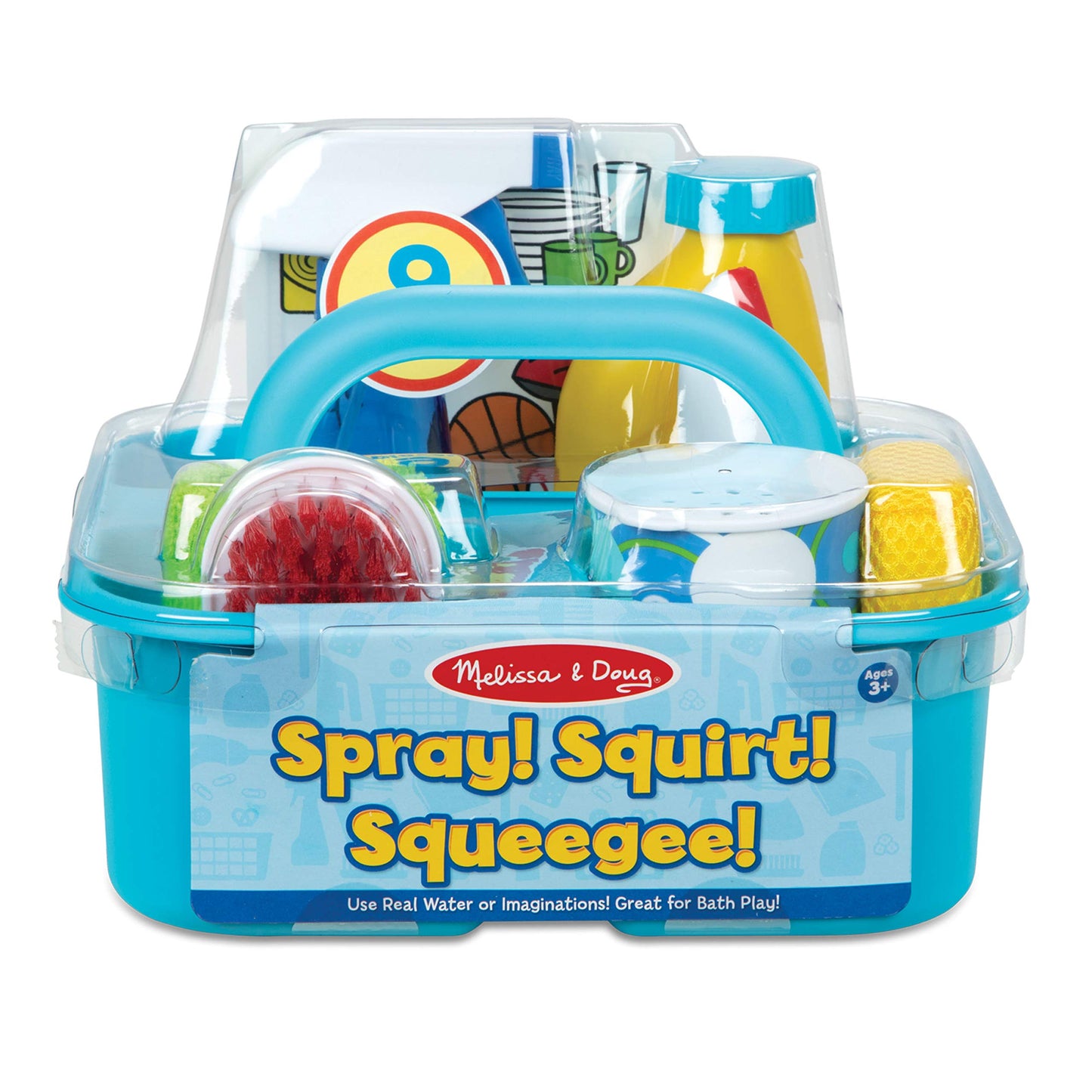 Melissa & Doug Spray, Squirt & Squeegee Play Set - Pretend Play Cleaning Set