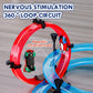 Insgen Slot Car Race Track Sets For Kids, Hot Magnetic Wheels Attraction Track Builder, Electric Remote Control Track Car Birthd