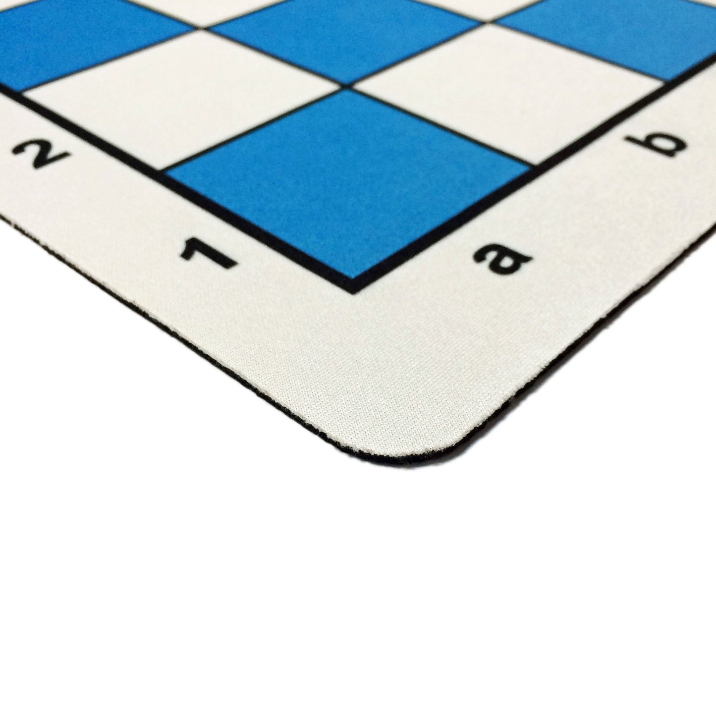 WE Games Chess Mousepad – Premium 20" Rubber Tournament Mat, Blue Color, Classic Design for Travel and Adults