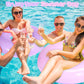 Shinyrelief 4 Pcs Inflatable Pastel Pool Floats 30'' Macaron Swim Inner Tube For Kids Adults Swimming Rings Raft Floats Toys Sum