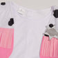 Nuehoryu Cowgirl Costume For Girls Led Cowgirl Dress For Girls Halloween Western Rodeo Dress Up (5-6 Years) Pink