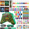 Spakon 113 Pcs Video Game Piata Video Game Birthday Party Supplies Piata Set 16 Mini Notebook 16 Pencil 16 Keychain 16 Silicone 