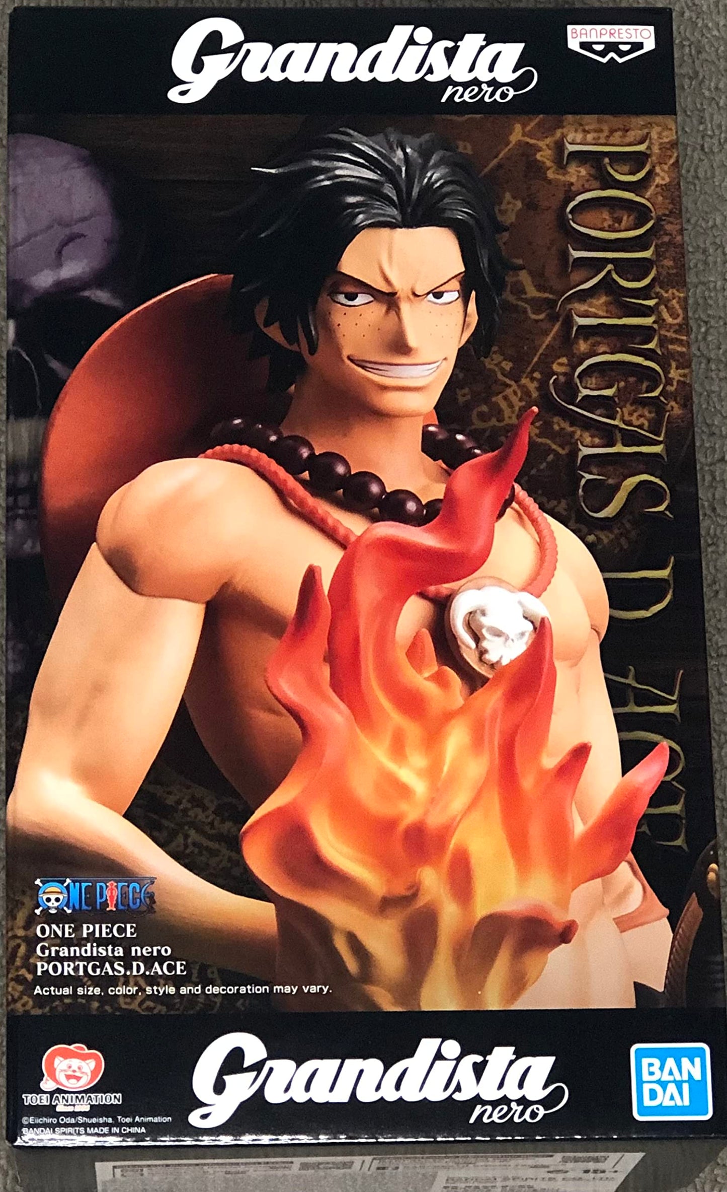 Banpresto - One Piece Portgas.D.Ace Grandista Nero Figure