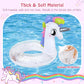 Moko Inflatable Pool Float-Cute Glitters Sequin Unicorn Swim Tube Rings Inflatable Swimming Toys Floaties Fun Summer Water Float