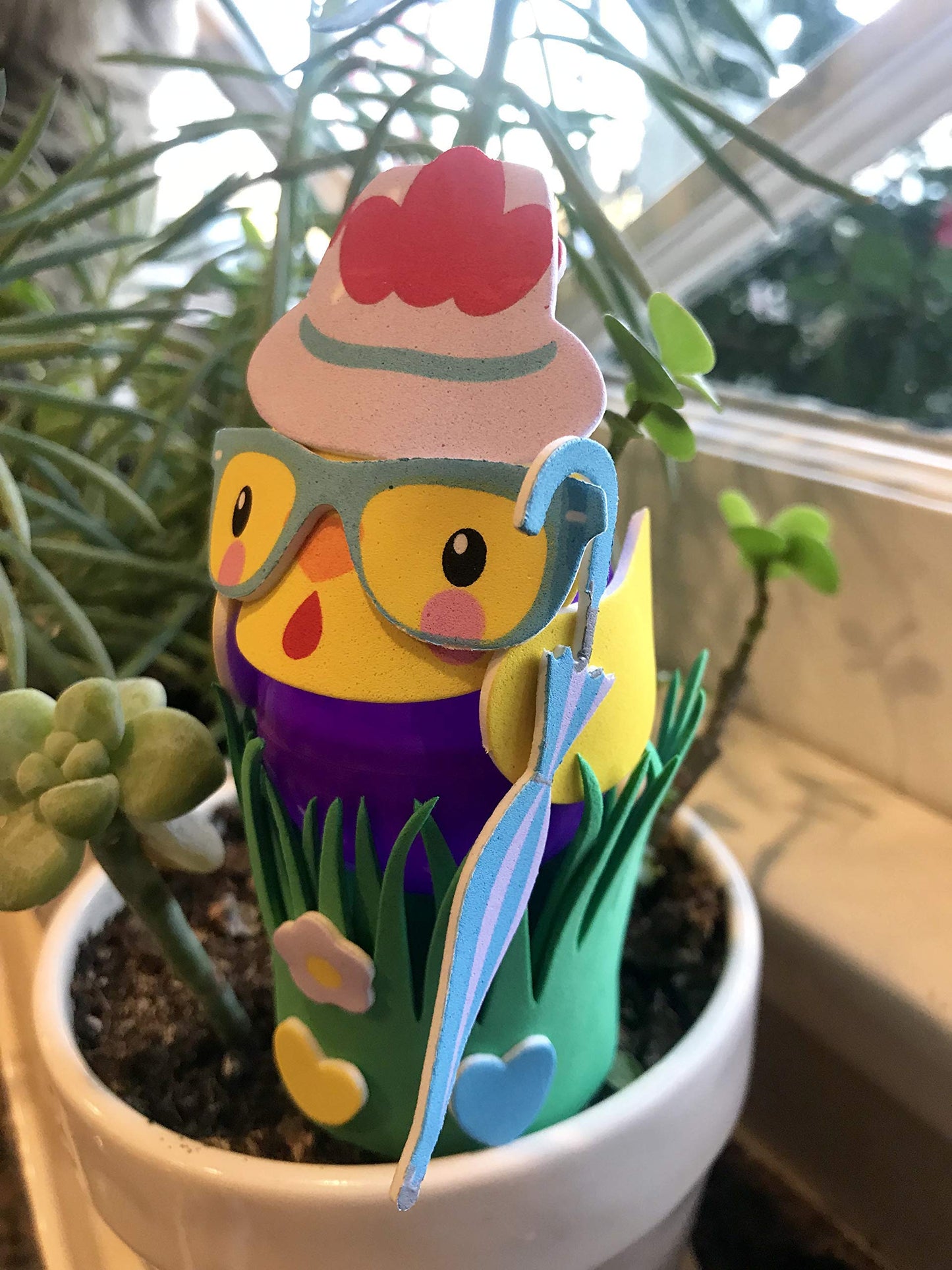 Funiverse Bulk 18 Sets of Easter Egg Decorating Foam Kids Craft Kits (Easter Eggs Not Included) - Over 700 Pieces of No Mess. No