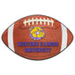 FANMATS 652 Western Illinois Leathernecks Football Rug - 20.5in. x 32.5in. | Sports Fan Home Decor Rug and Tailgating Mat