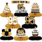 LINGTEER Happy 95th Birthday Table Honeycomb Centerpieces Cheers to 95th Birthday 95 Years Old Party Table Decorations Gift Sign.-New