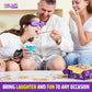 Dan&Darci Flipsight Upside Down Goggles Challenge Family Game For Kids And Adults - Kid Games For Boys & Girls 8-12 - Gifts For