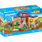 PLAYMOBIL MyLife 71599 Pet Hotel  Large Guest House with 10 Animals  Care Accessories and Decorative Stickers  Toys for Boys and Girls Ages 4