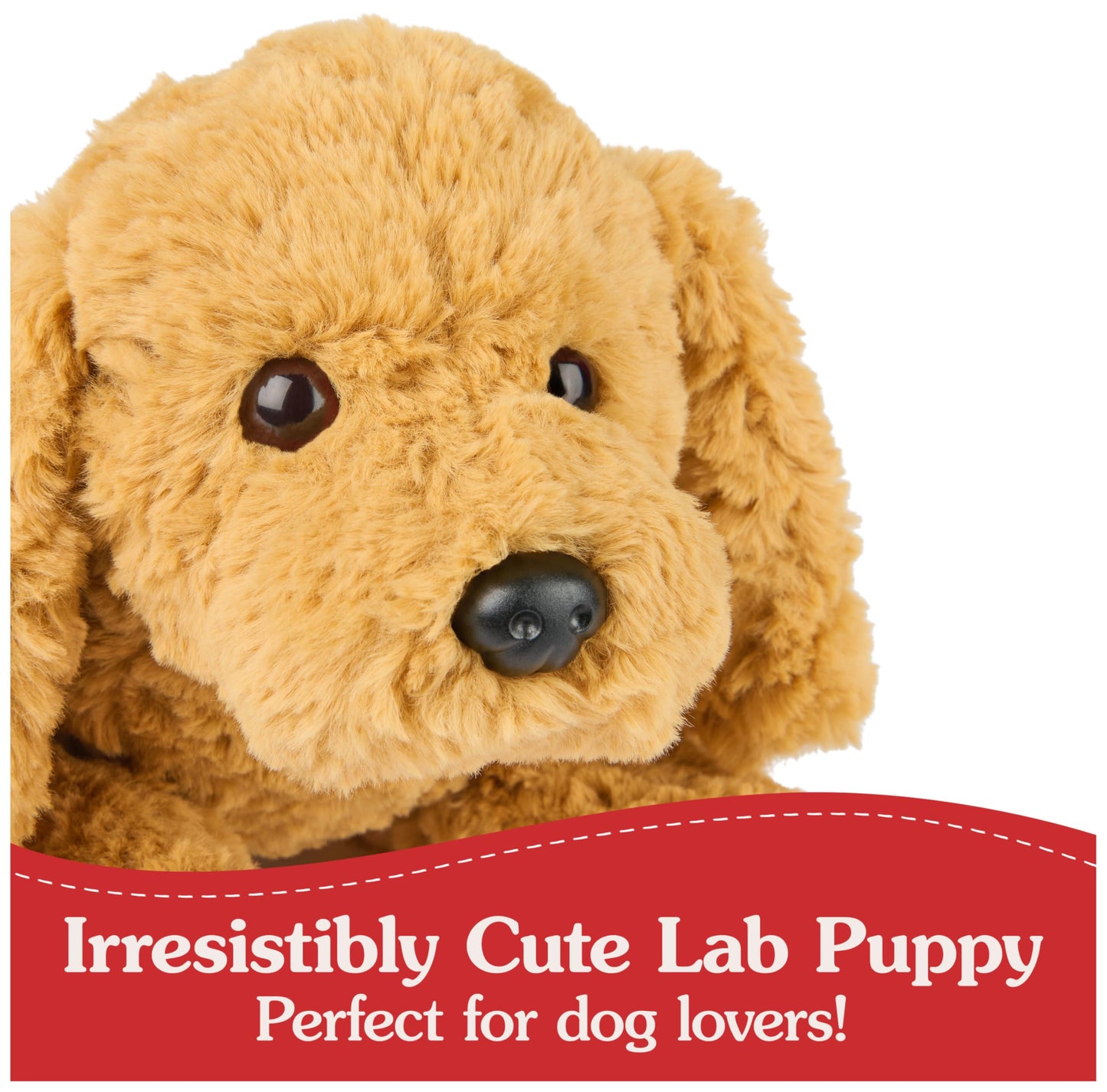 GUND Muttsy Dog Plush Stuffed Animal, Brown, 14”, High Quality Materials, Ages 1+