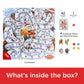 AQUARIUS Rudolph Board Game - Fun Family Christmas Gift for Kids & Adults - Red - Model 97001 - Officially Licensed Merchandise