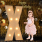 Marquee Light Up Letters, 3Ft Large Light Up Letters For Party, Marquee Numbers, Mosaic Balloon Frame, Cardboard Letters For Bir