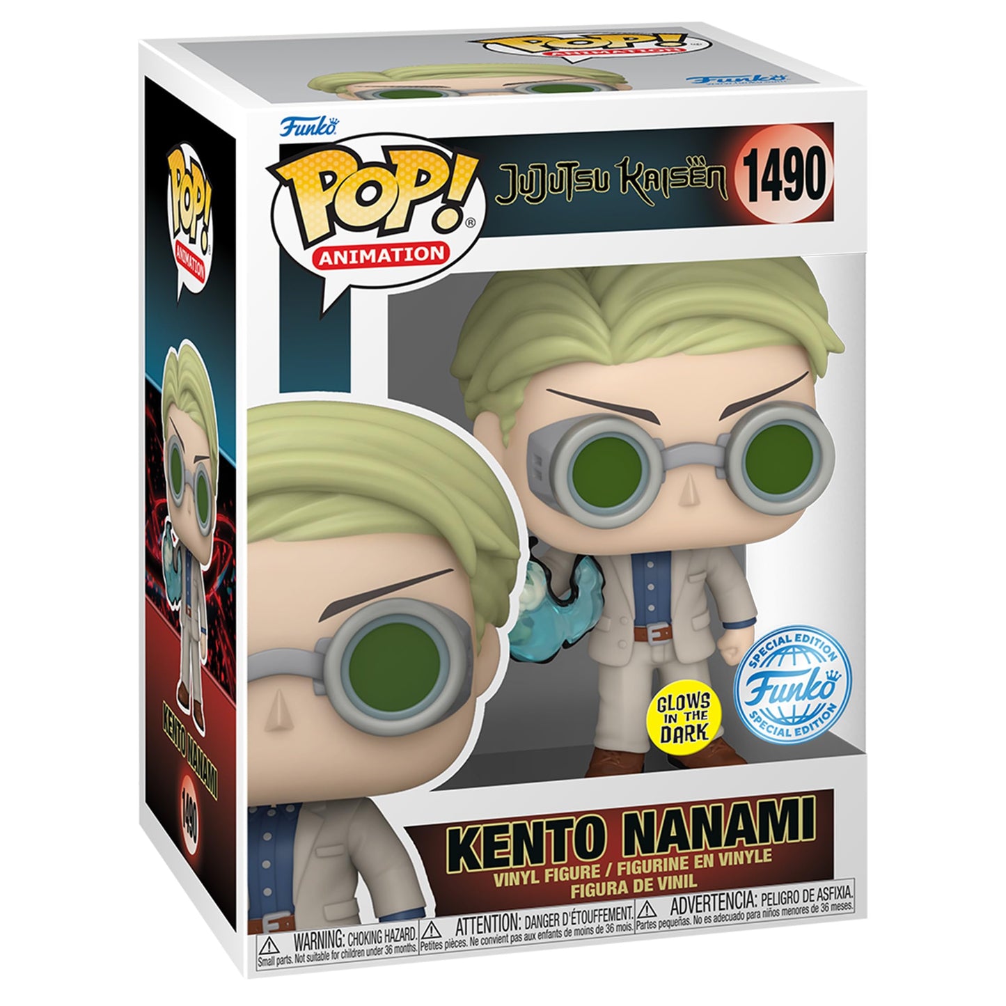 Funko Pop! Animation: Jujutsu Kaisen - Kento Nanami Gitd Special Edition Multicolor Exclusive Jjk #1490