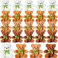 Hydren 24 Pieces Bears Bulk 8 Inch Bears Stuffed Animals Small Soft Bear Plush Stuffed Toy Bears With Bow Tie For Kids Boys Girl