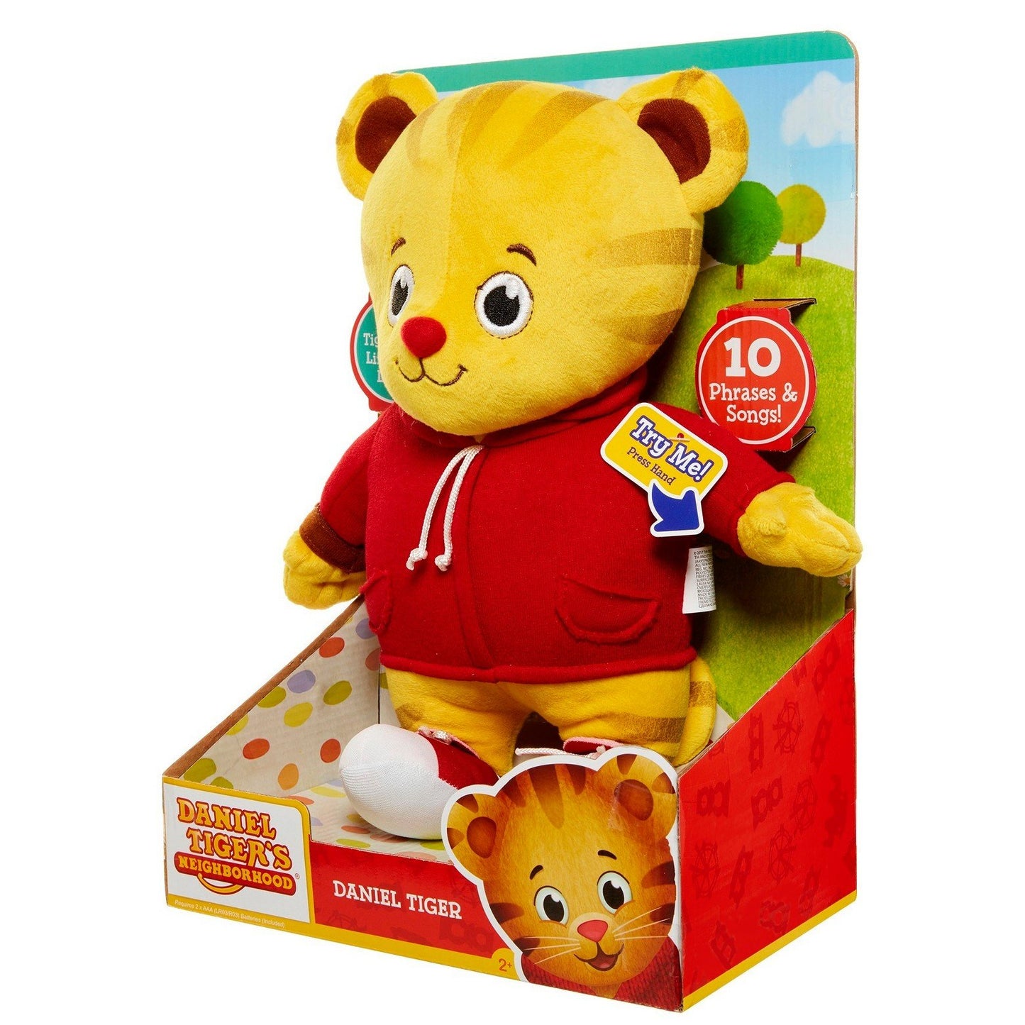 JAKKS Pacific Daniel Tigers Neighborhood Talking Plush Soft & Cuddly Stuffed Toy, Features Phrases & Songs!