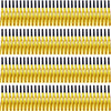 LCPQMZGH 120 Pcs Gold Noise Makers, Metallic Fringed Noise Makers for New Year Party Favor Supplies (Gold)