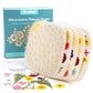 Etcokei Microwave Flower Press Kit, 4 Layers Quick Flower Pressing Tool, Flower Preservation Kit Large Flower Press For Plant Ar