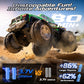 DEERC BG028 Amphibious RC Truck/Boat, Waterproof 4WD, 40mins Playtime, Green, 8.27"x6.89"x4.9", ABS Material