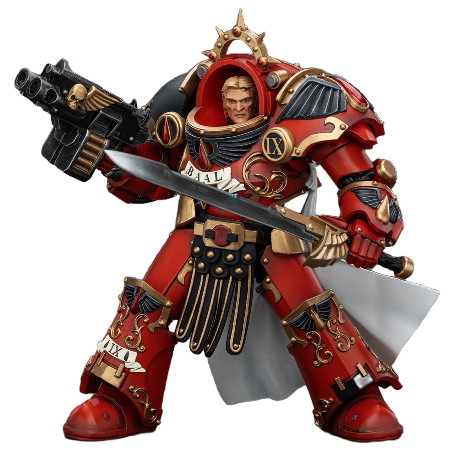 malt-inspiredISE JOYTOY 1/18 Action Figures - Warhammer The Horus Heresy Blood Angels Legion Praetor in Tartaros Terminator Armour - 6 Classic Character Collectible Age 15 and Above