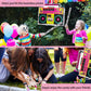 Hooqict Boombox Pinata - Retro 90s Theme Radio Music, Multicolored, Cardstock, Perfect for Birthday Party Games